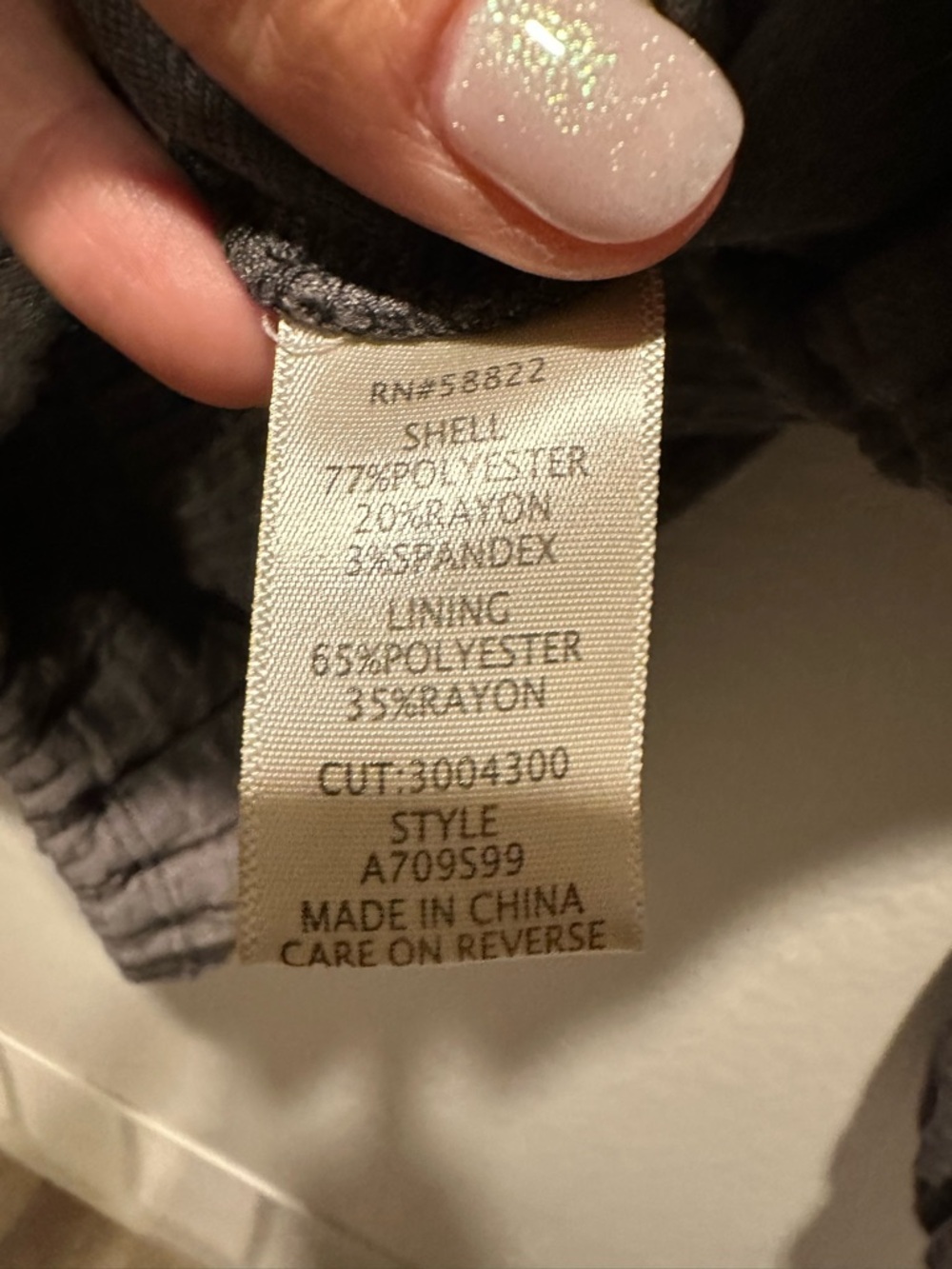 Max Studio Nordstrom Charcoal Gray Waffle-Knit Pullover - Picture 9 of 13